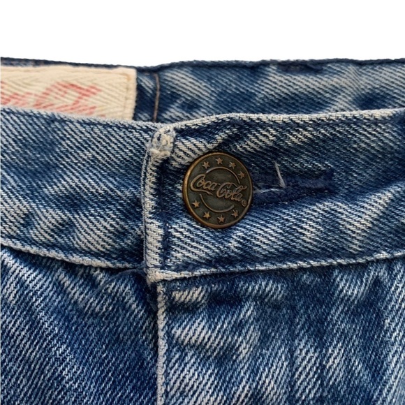 Rare Vintage 1980s Coca Cola Tapered High Waist Distressed Mom Jeans | Size 26 - Picture 9 of 16